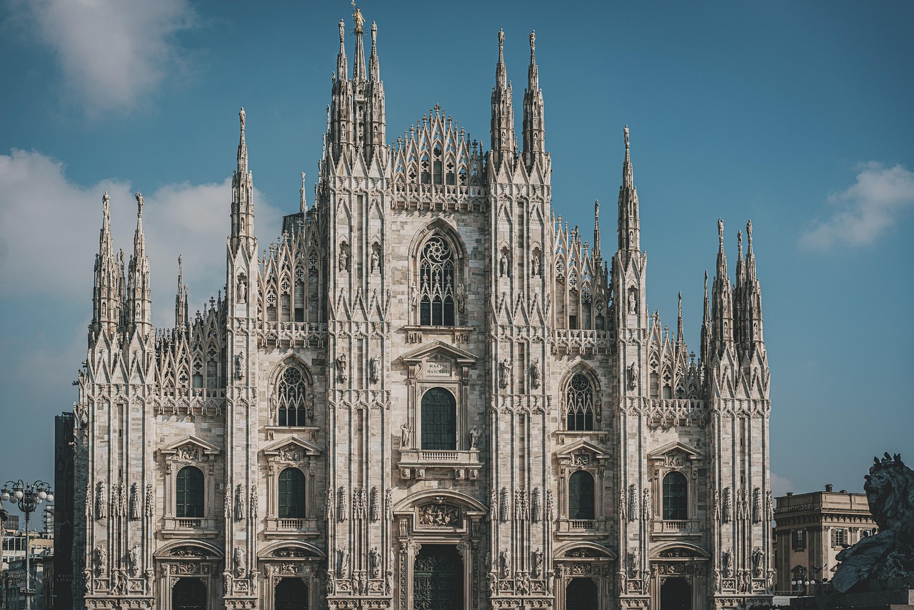 Veduta di Milano con il Duomo
