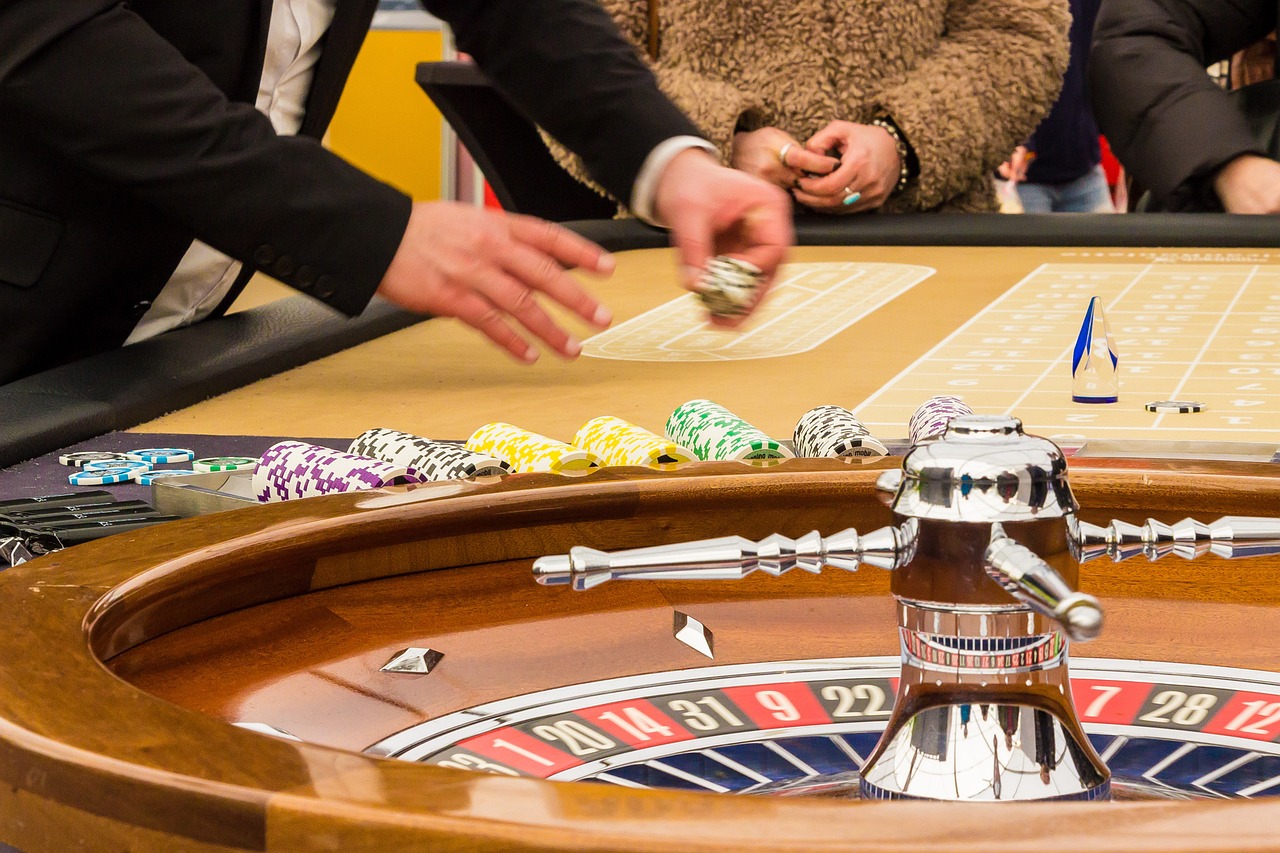 Ruota della roulette in un casinò
